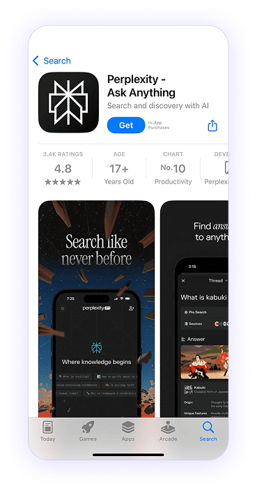 Phone in App Store
